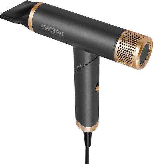Kraft & Dele Πιστολάκι Μαλλιών με Φυσούνα 2200W