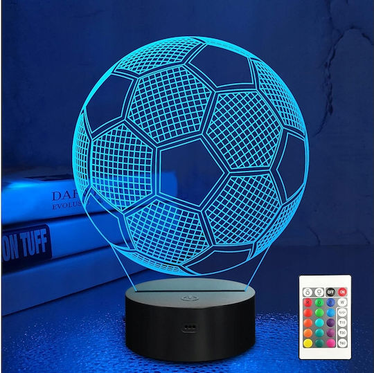 Dekoratives Tischlicht LED 3D-Illusion 14x14x19cm