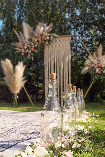 PartyDeco Decorative Lamp Bottle Copper