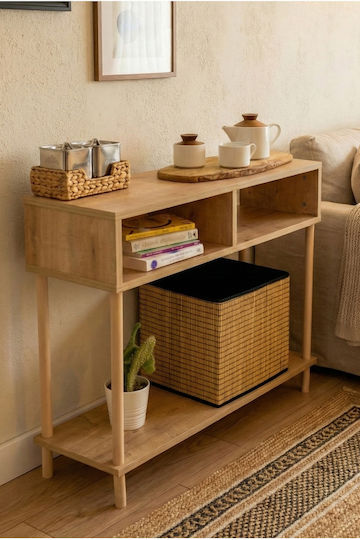 Wooden Console L90xW75xH75cm