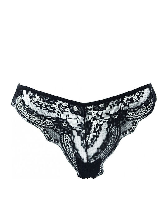 Women's Brazil with Lace Black