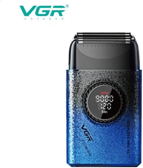 VGR Stepless Pro 3in1 Professional Rechargeable Hair Clipper Set Blue V-977