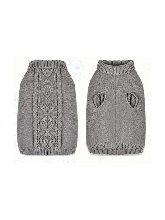 Hundeshirt Warmer Weicher Strickpullover Graues Größe XL