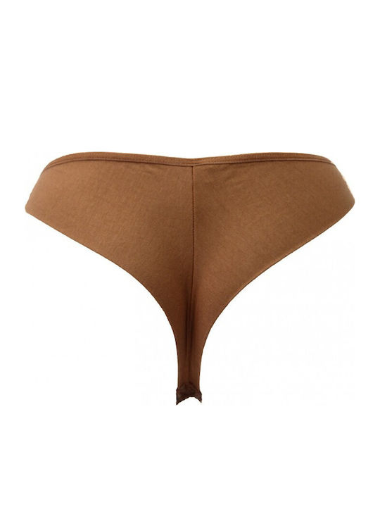 Femeie Brazilia cu Dantelă Brown
