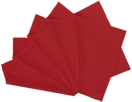 Microfiber Cloth Glasses Red 15x10