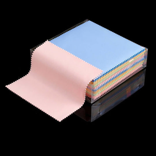 Pânză Microfibră Curățare Ochelari Mix 14x17cm 100 Bucăți
