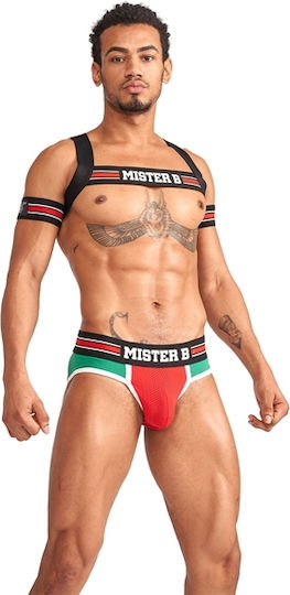 Mister B Ανδρικό Harness Κόκκινο