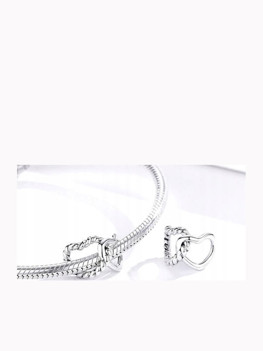 Trusky Charm Καρδιά από Ασήμι