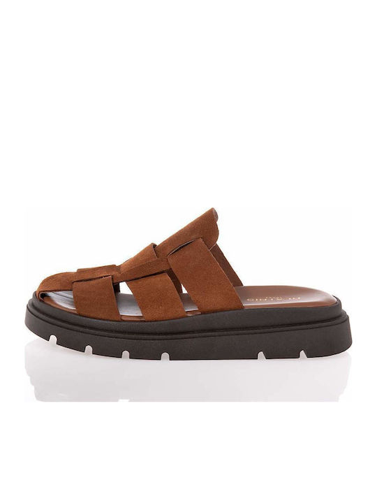 Γυναικεία Σανδάλια Flatforms Ταμπά