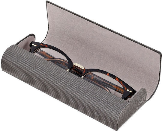 Magnetic Glasses Case Et-124b Gray Shimmering