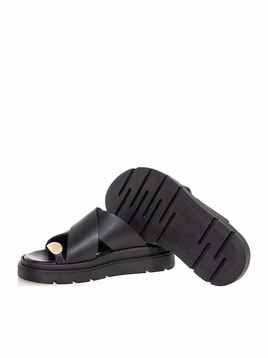 Γυναικεία Σανδάλια Flatforms Μαύρα