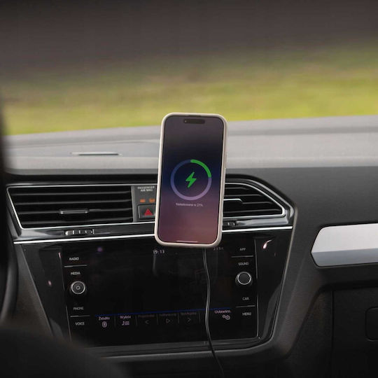 Spacecase Obal:Me Handyhalterung Auto mit Magnet und Kabelloses Aufladen MagSafe Schwarze