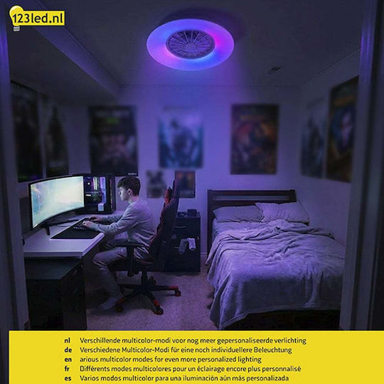 123led Plafonieră 48.5cm cu Lumină Albă