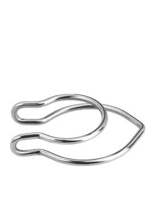 Crazy Needles Fake Σκουλαρίκι Septum Μύτης από Ασήμι