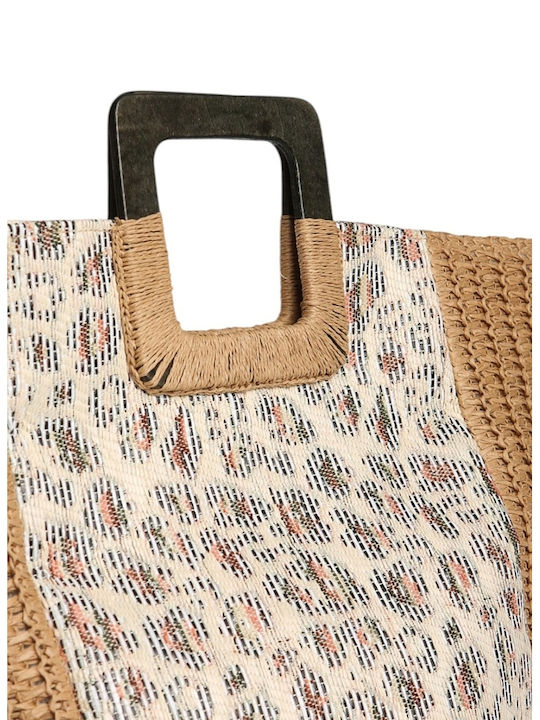 Straw Women's Shoulder Bag Beige