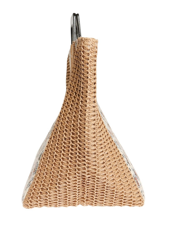 Straw Women's Shoulder Bag Beige
