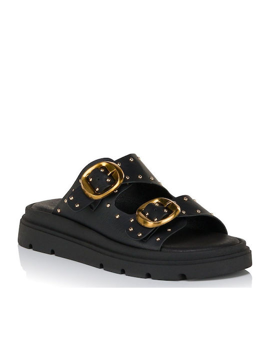 Γυναικεία Σανδάλια Flatforms Μαύρα