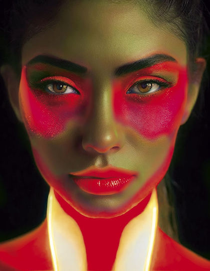 Farba Face Paint Neon Red