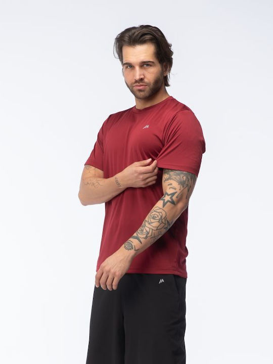Sportliches Herrenbluse Kurzarm Rote T-Shirts