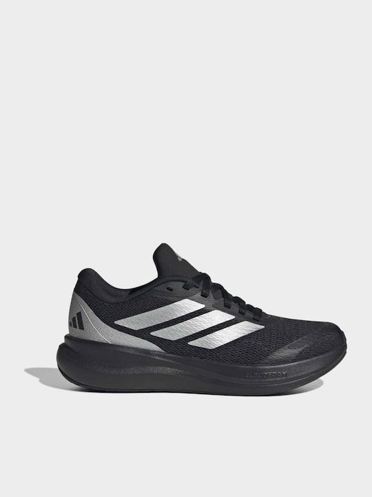Runfalcon Kinder Sportschuhe Running mit Schnürsenkeln Schwarz