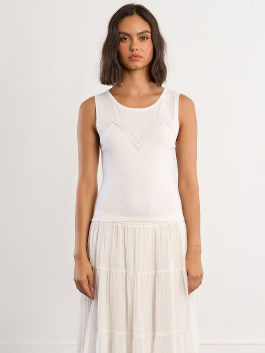 Γυναικεία Μπλούζα Αμάνικη Off White