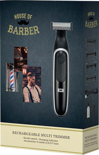 Melissa Rechargeable 500mah Body Beard Trimmer Razor Cutting Combs Black