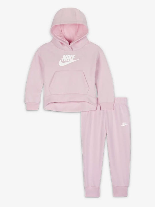 Kids Sweatpants Set Pink 2pcs