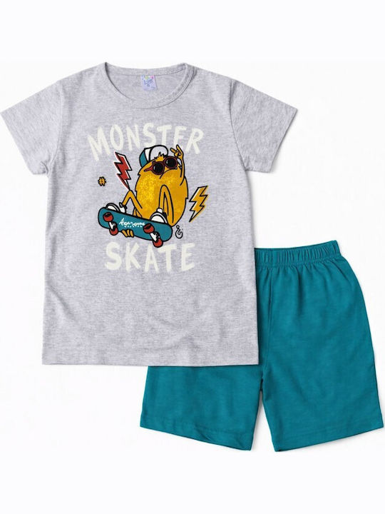 Kids Summer Gray Pajama 2021304 Gray