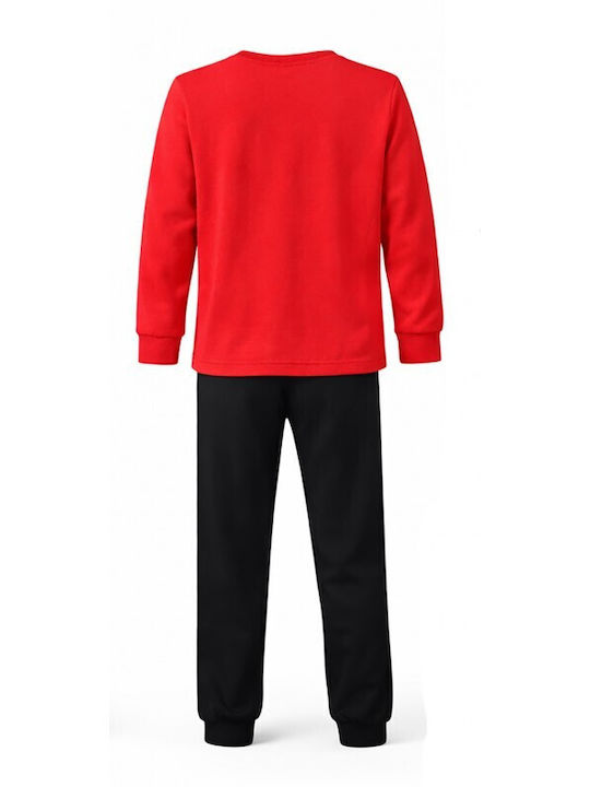Happy Touch Kinder Schlafanzug Winterlich red