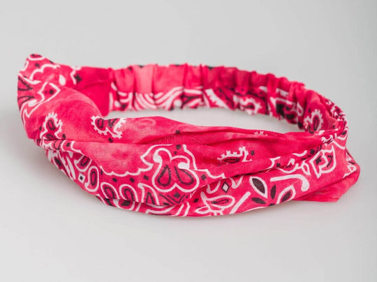 Bandana Baumwoll Elastisch Hinten Fuchsie