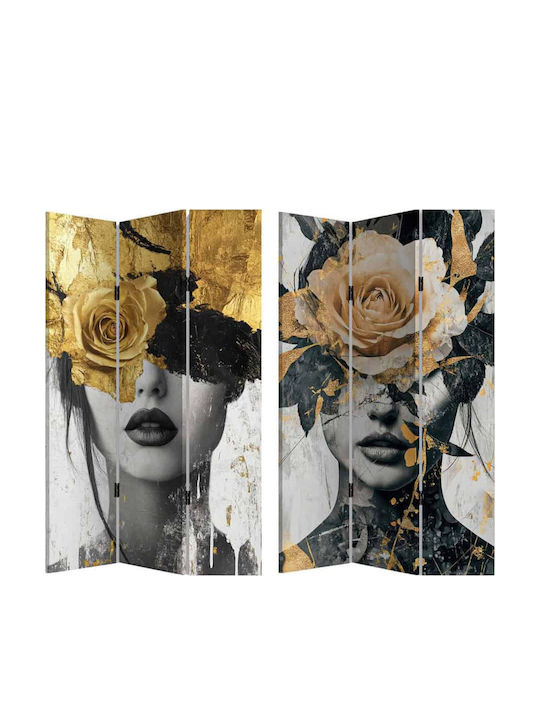 Ankor Decorative Room Divider made of Canvas Double-Sided 180x120cm