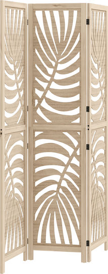 HomCom Διακοσμητικό Παραβάν Ξύλινο 120x170cm
