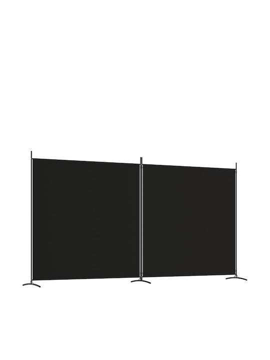 vidaXL Decorativ Paravan Tesatura cu 2 Panouri 348x180cm