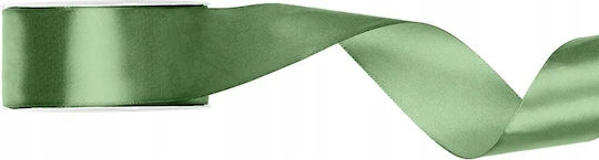 PartyDeco Benzi Satin Verde 25m