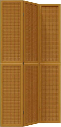 vidaXL Decorativ Paravan Lemn cu 3 Panouri 105x220cm
