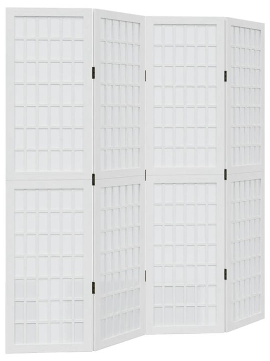 vidaXL Decorativ Paravan Lemn cu 4 Panouri 140x160cm