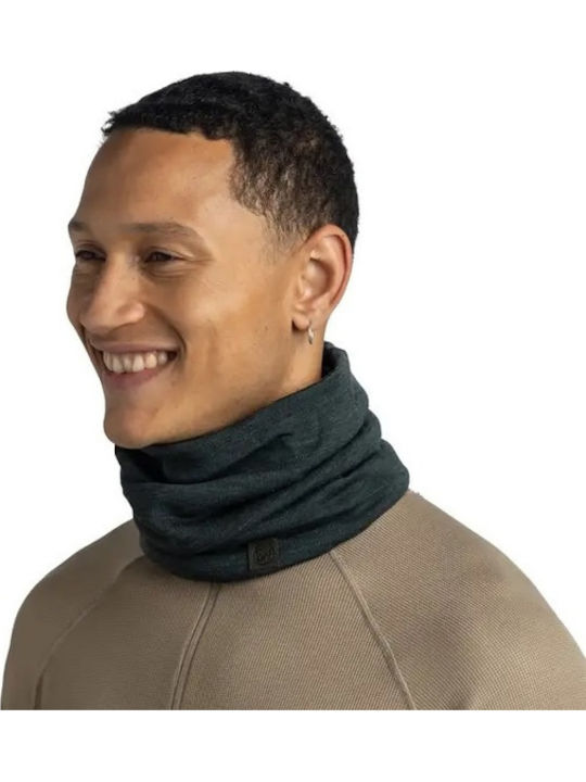 Buff Merino Athletic Neck Warmer Green