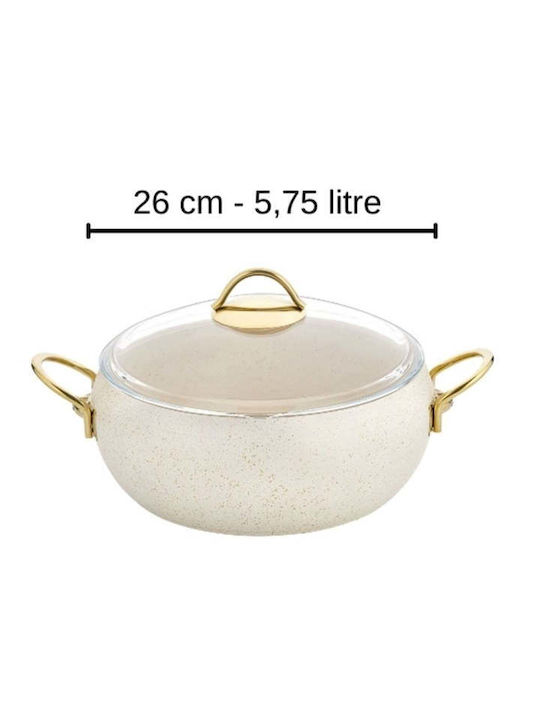 SteweHome Ρηχή Κατσαρόλα Ατμού 5.75lt /