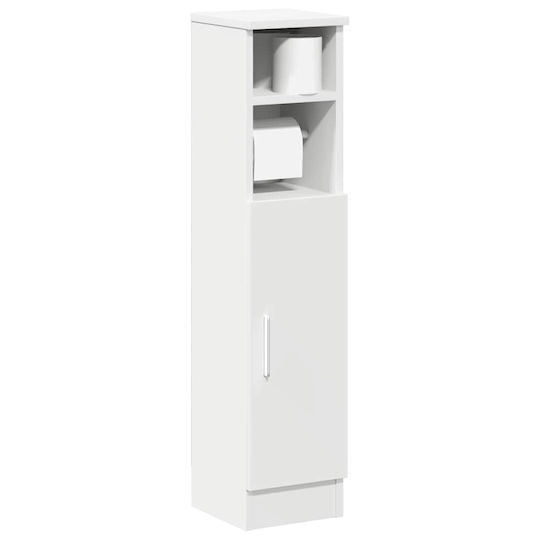 vidaXL 858497 Στήλη Μπάνιου Τοίχου 20.5x22x90cm Λευκή vidaXL 858497 Στήλη Μπάνιου Τοίχου 20.5x22x90cm Λευκή
