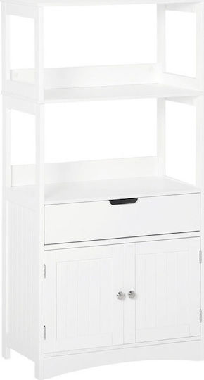 Kleankin 834-309 Στήλη Μπάνιου Δαπέδου 60x33x122.5cm Λευκή