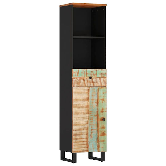 vidaXL 352000 Στήλη Μπάνιου Δαπέδου 38x33x160cm Πολύχρωμη