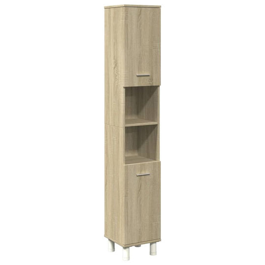 vidaXL 849631 Floor Bathroom Column 30.5x30x179cm Sonoma