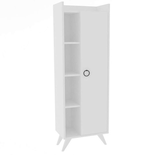 Hanah Home 835PUQ3918 Στήλη Μπάνιου Δαπέδου 50x31.8x140cm Λευκή