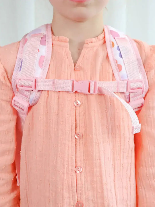 A Little Lovely Company School Backpack Kindergarten Pink With Water Bottle Holder 16 Litre