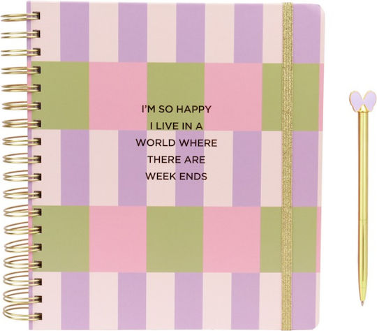 Diary Tri-Coastal Weekly 18-Month August 2026 January 2028 So Happy