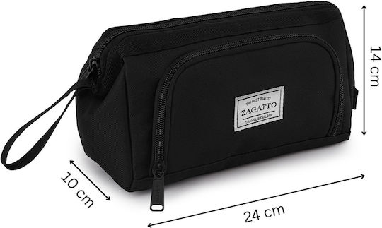 Zagatto Gefülltes Schwarzes Federmäppchen