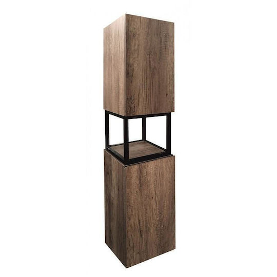 Inter Ceramic 3030/125 Στήλη Μπάνιου Τοίχου 30x30x125cm Καφέ