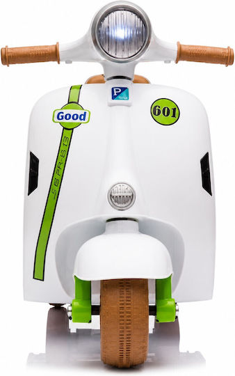 Kids Vespa Electric 6 Volt White