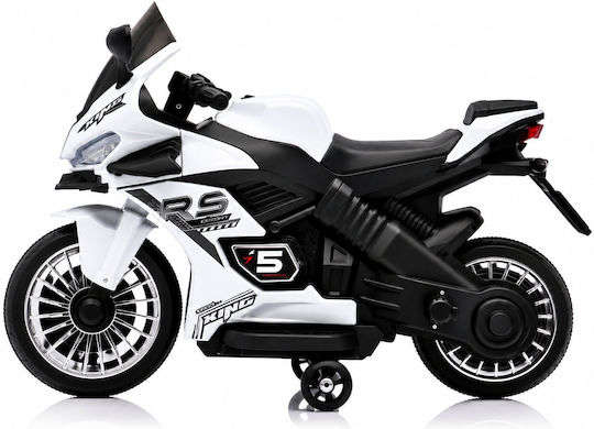 Kids Ride-On Motorbike Electric 6 Volt White