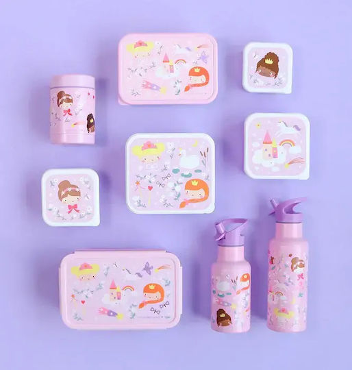 A Little Lovely Company Plastic Kids' Dinner Set